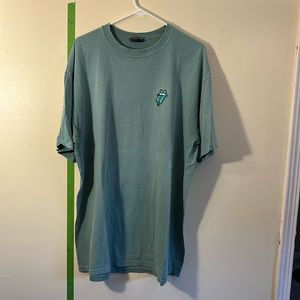 Vintage 1997 Rolling Stones Single Stitch Embroidered Logo T Shirt Sz XL